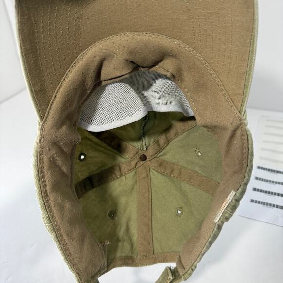 Vintage Homeland Security Hat – Tan Blue Native American Chief Hat Adjustable - Picture 2 of 4